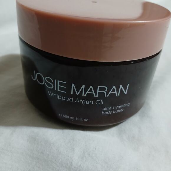 Josie Maran Whipped Argan Oil PEPPERMINT BARK Body Butter 19 oz NEW/SEALED - Picture 1 of 7